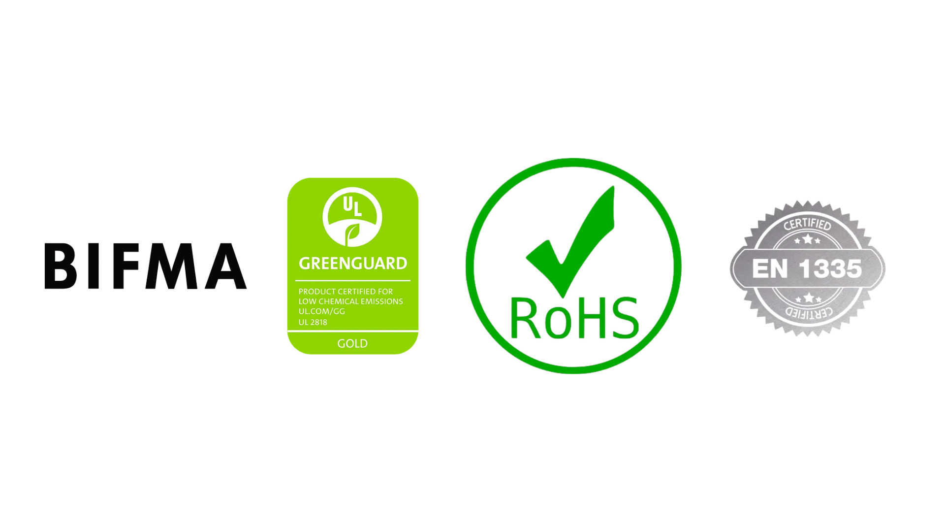 Ergohuman Elite2 Green Certificates